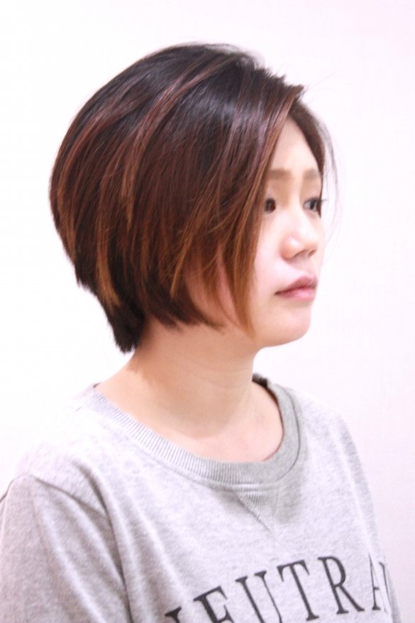 大人可愛いショートボブ